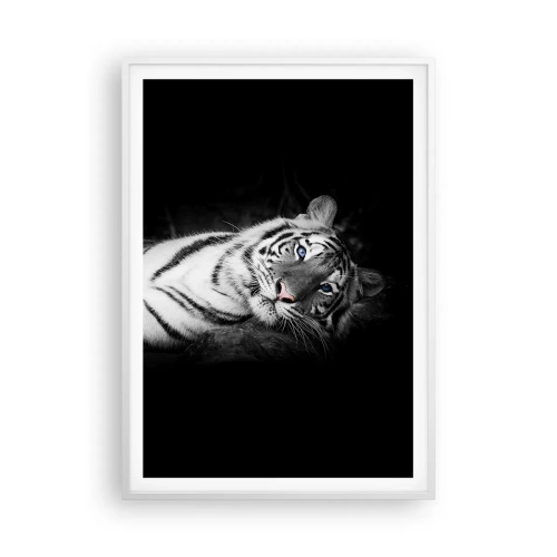 Plakát v bílém rámu - Divočina a klid - 70x100 cm