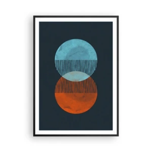 Plakát v černém rámu - Astronomická fantazie - 70x100 cm