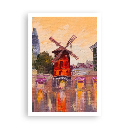 Plakát - Pařížské ikony – Moulin Rouge - 70x100 cm