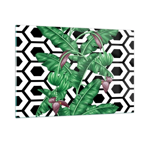 Obraz na skle - Symetrická kompozice z přírody - 120x80 cm