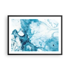 Plakát v černém rámu - Modrý koncert - 70x50 cm