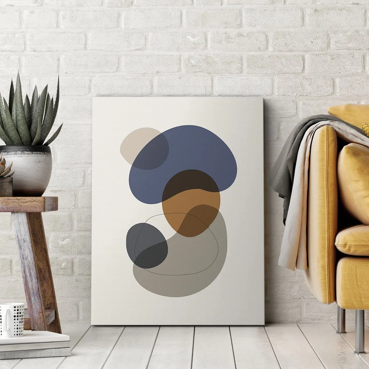 Obraz na plátně - Kapky barev - 65x120 cm