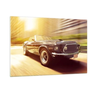 Obraz na skle - 1967 - návrat legendy - 120x80 cm