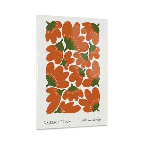 Obraz na skle - Ze života květin - 70x100 cm