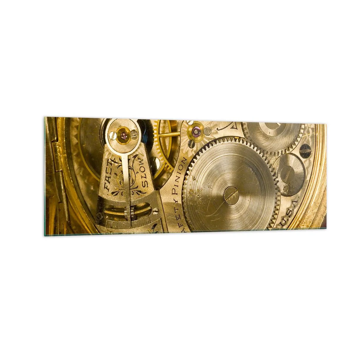 Obraz na skle - Jdi s duchem času - 140x50 cm