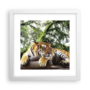 Plakát v bílém rámu - S úctou - 30x30 cm