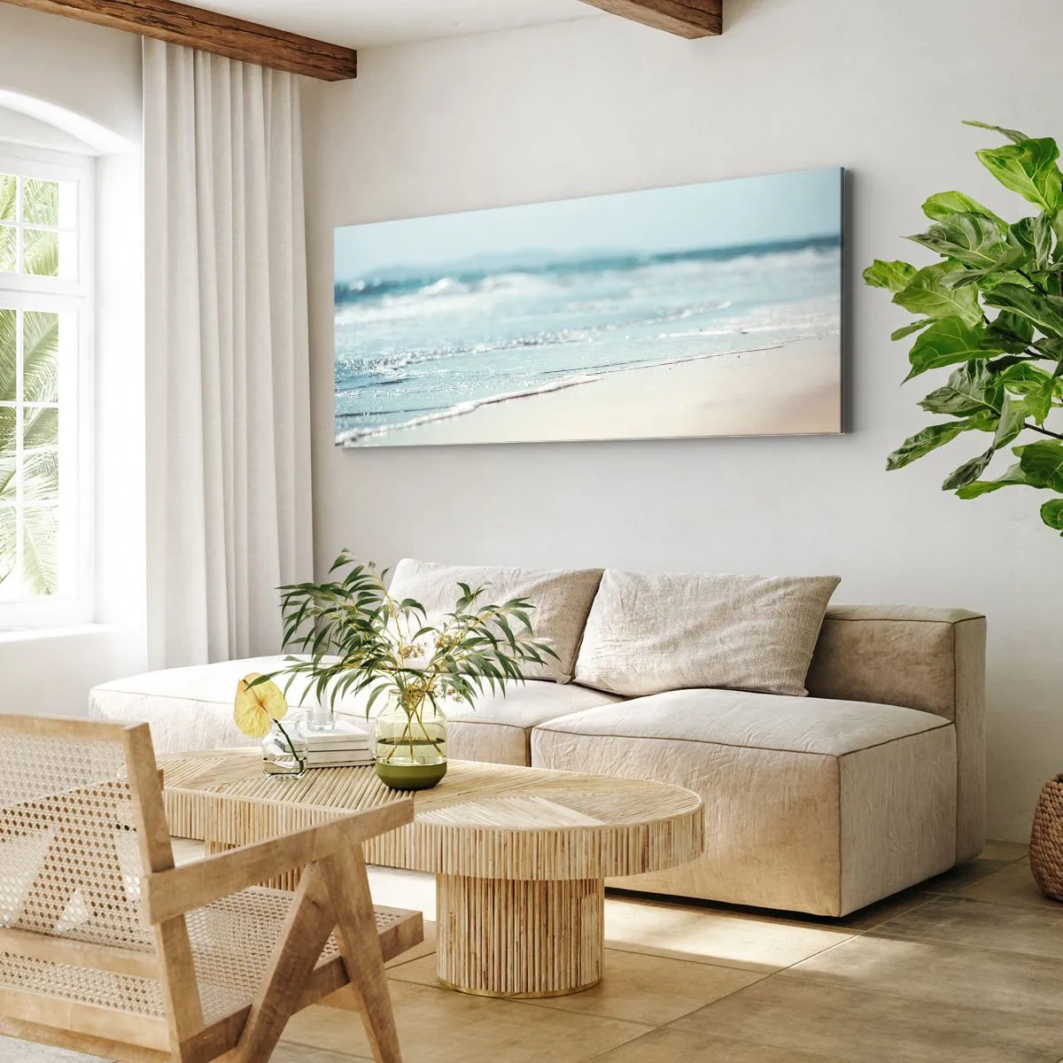 Obraz na plátně - Teplo a hluk - 120x50 cm
