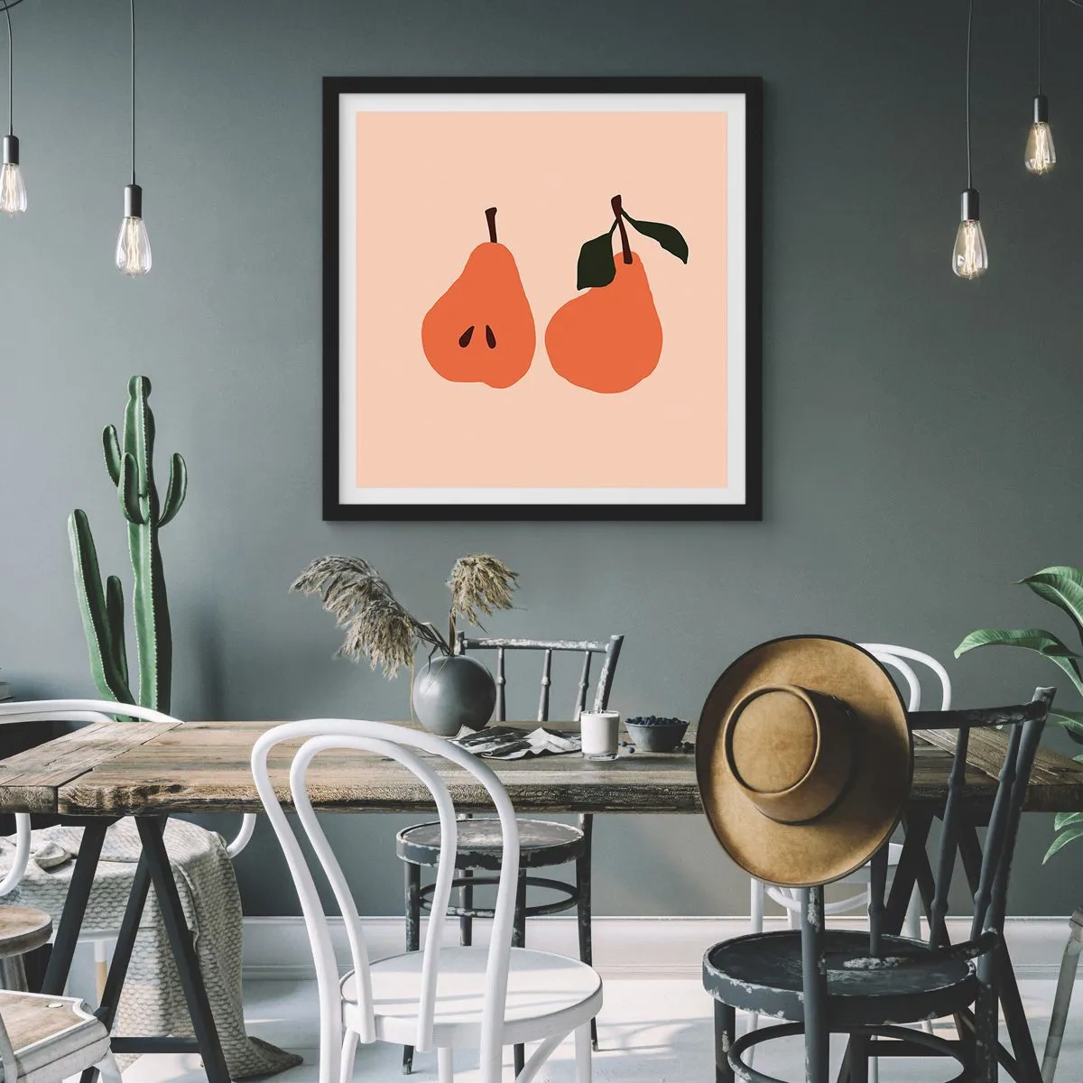 Plakát v černém rámu - Čirá sladkost - 40x40 cm