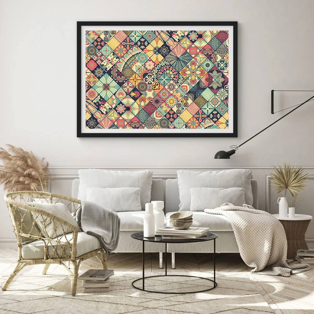 Plakát v černém rámu - Marokánská vize - 70x50 cm