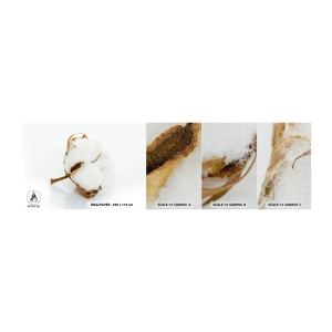 Vzor Fototapety Premium Canvas - Měkká od přírody - Bavlna, Minimalistický, Květ - 100x30 cm