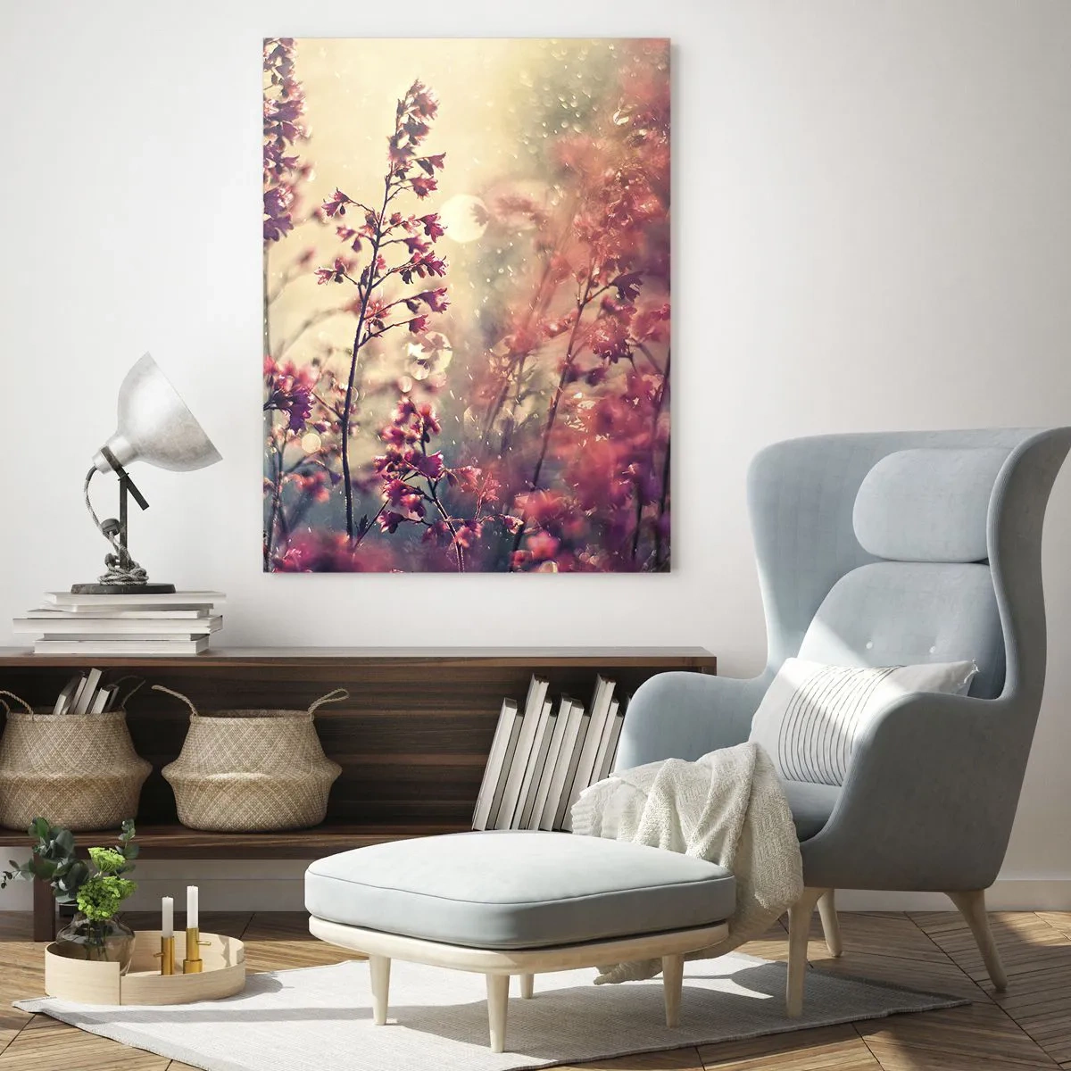 Obraz na skle - Tajná zahrada - 50x70 cm