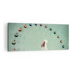 Obraz na plátně - Zveme vás k zábavě - 100x40 cm