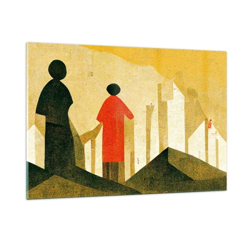 Obraz na skle - Ještě hodně daleko - 120x80 cm