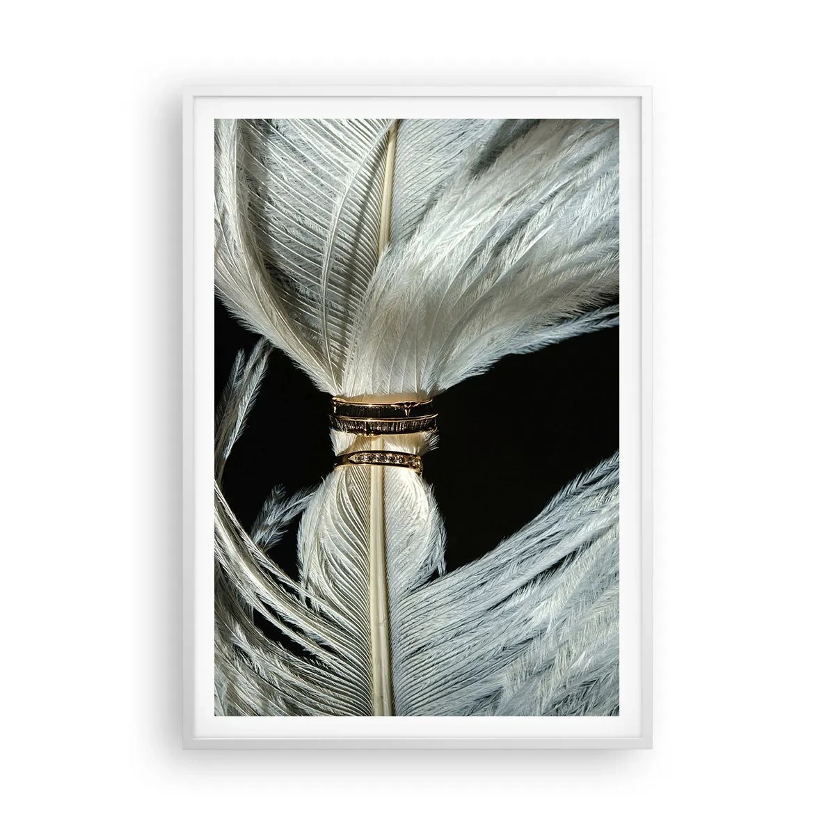 Plakát v bílém rámu - …a neopustím tě…. - 70x100 cm