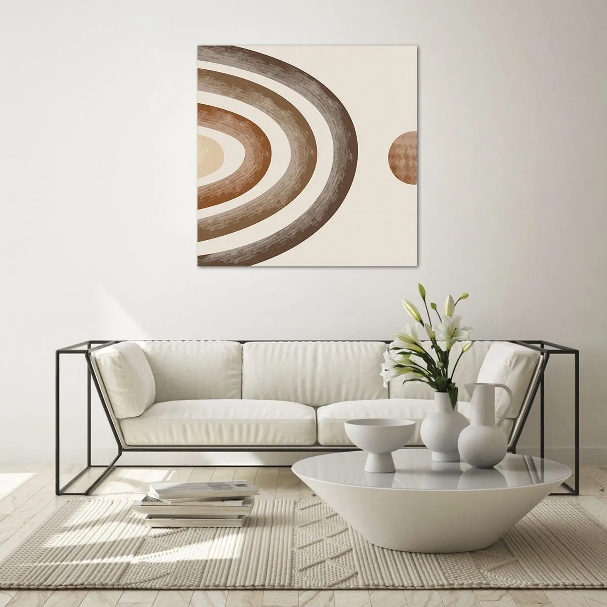 Obraz na skle - V předaleké galaxii - 40x40 cm