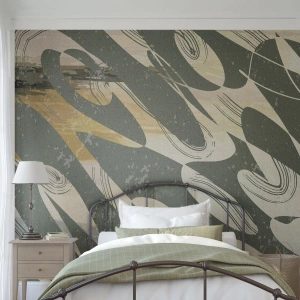 Fototapeta Premium Canvas - Rytmizovaná abstrakce - Abstrakce, Moderní, Letitý - 450x315 cm