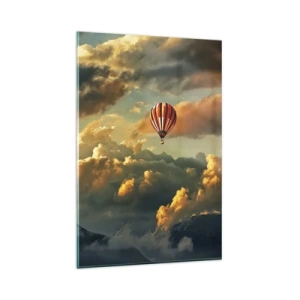 Obraz na skle - Letím, protože chci - 80x120 cm