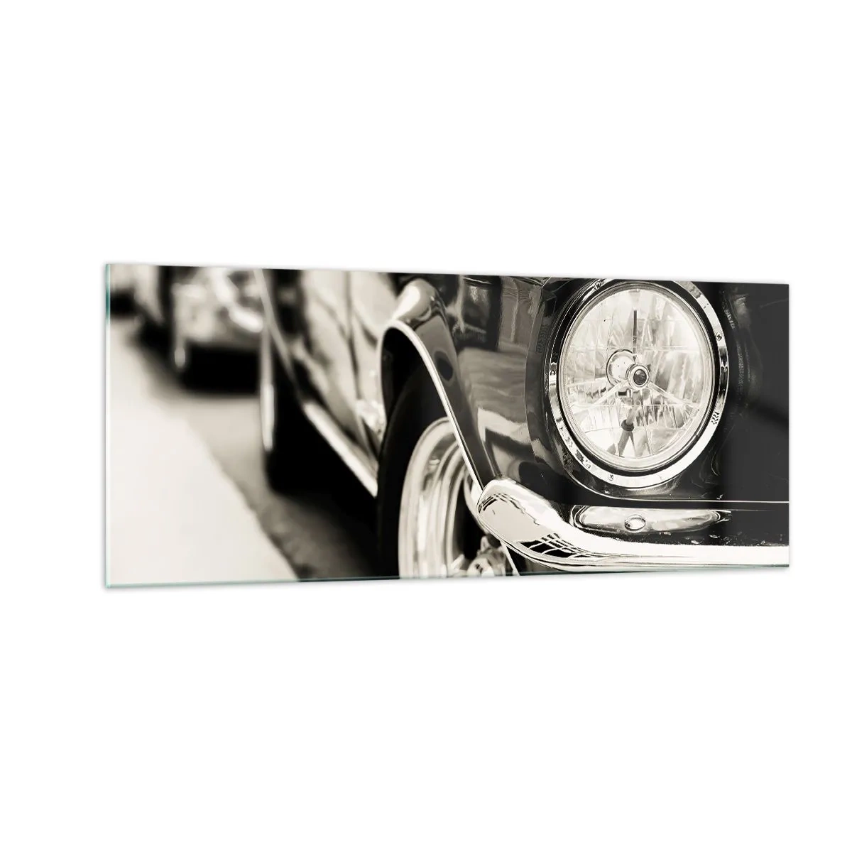 Obraz na skle - Nepomíjející lesk - 100x40 cm