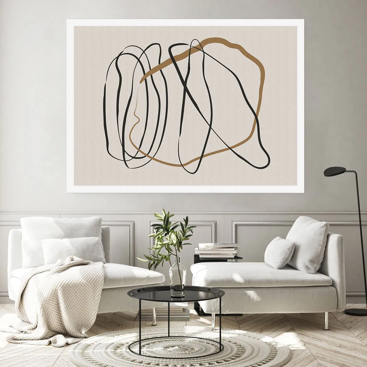 Plakát - Kompozice – tanec ve smyčce - 100x70 cm