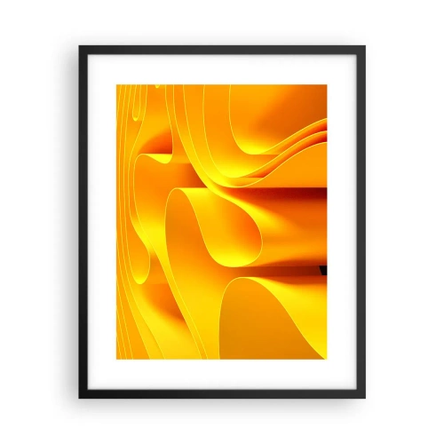 Plakát v černém rámu - Jako sluneční vlny - 40x50 cm