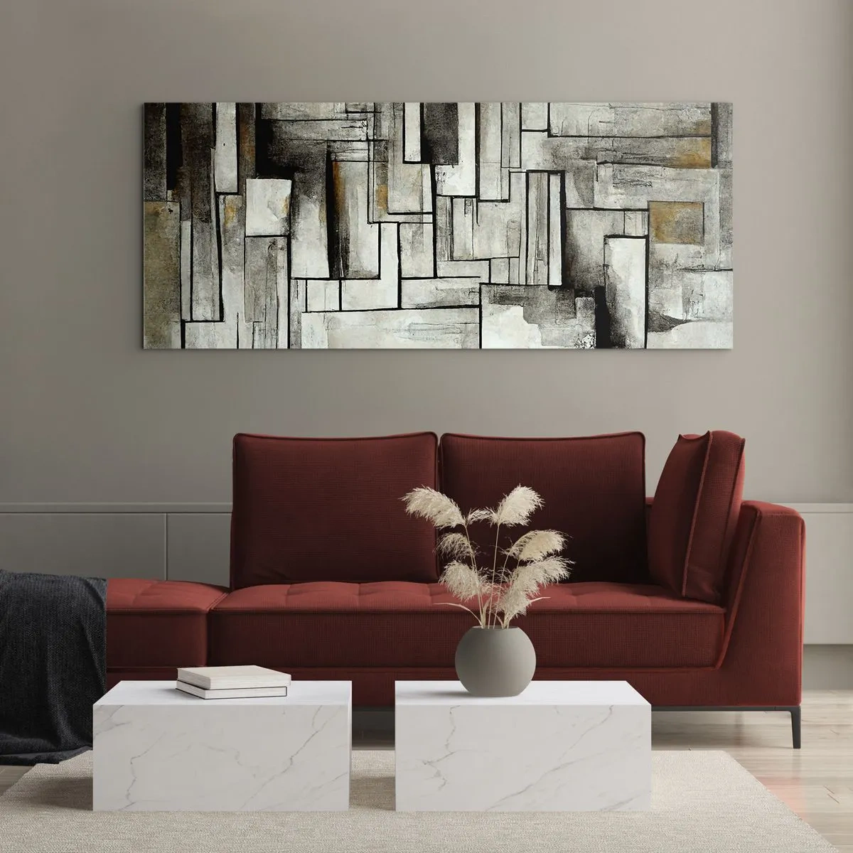 Obraz na skle - Síla jednoduchosti - 100x40 cm