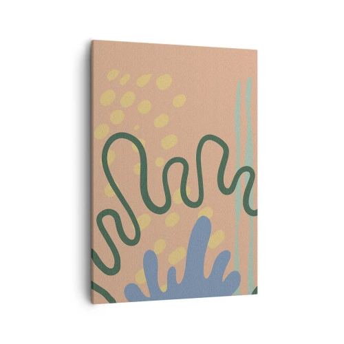 Obraz na plátně - Abstrakce: rozmanitost přírody - 50x70 cm