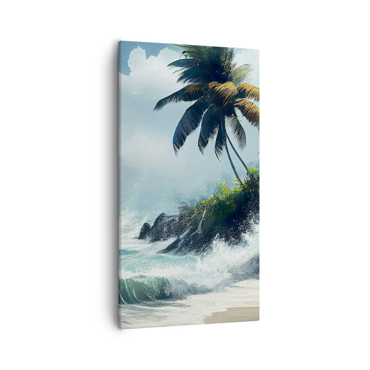 Obraz na plátně - Na tropickém pobřeží - 55x100 cm
