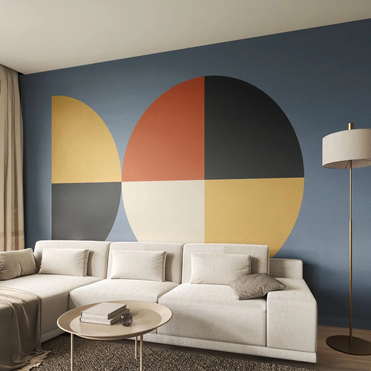 Fototapeta Premium Sand - Koukej a počítej - Abstrakce, Grafika, Moderní umění - 400x280 cm