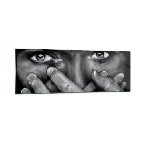 Obraz na skle - Neřeknu, kdo to namaloval - 90x30 cm