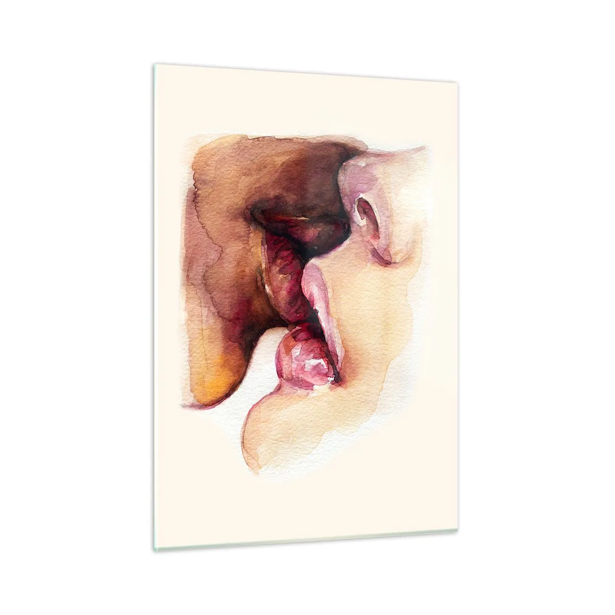 Obraz na skle - Jako noc a den, země a nebe - 50x70 cm