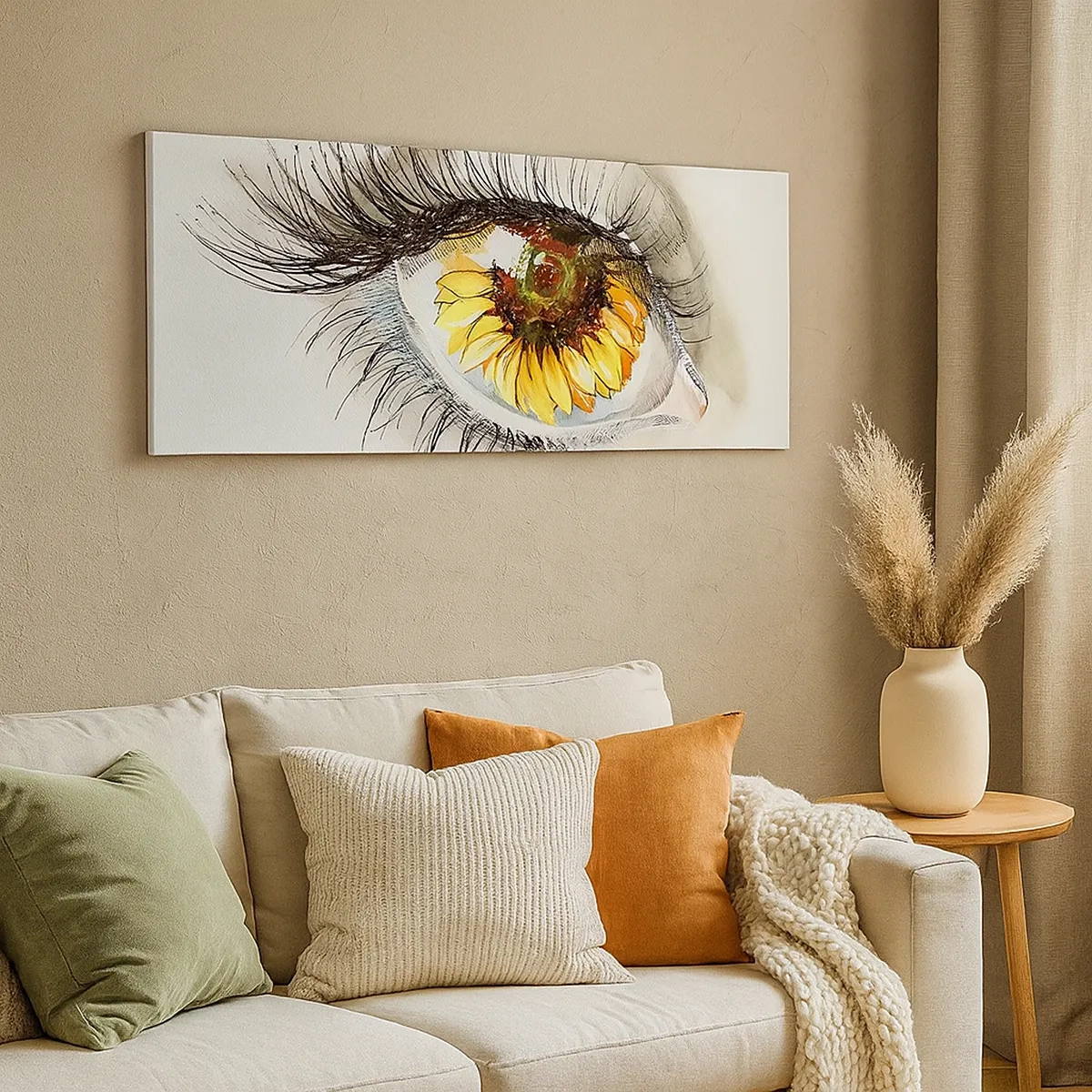 Obraz na plátně - Pohled žhavý jako léto - 30x30 cm