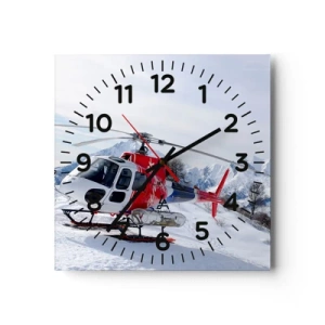 Nástěnné hodiny - Vždy připraven - 30x30 cm