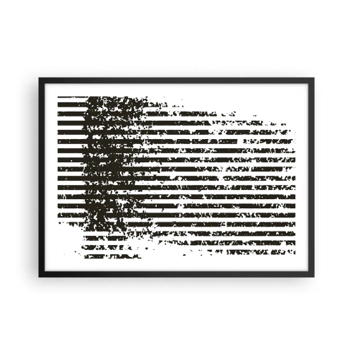 Plakát v černém rámu - Rytmus a šum - 70x50 cm