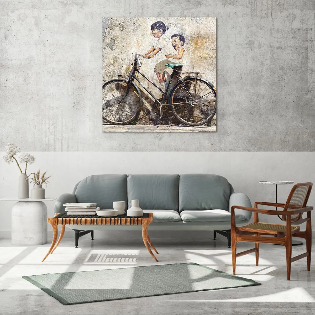 Obraz na skle - Pravda nebo klam? - 50x50 cm