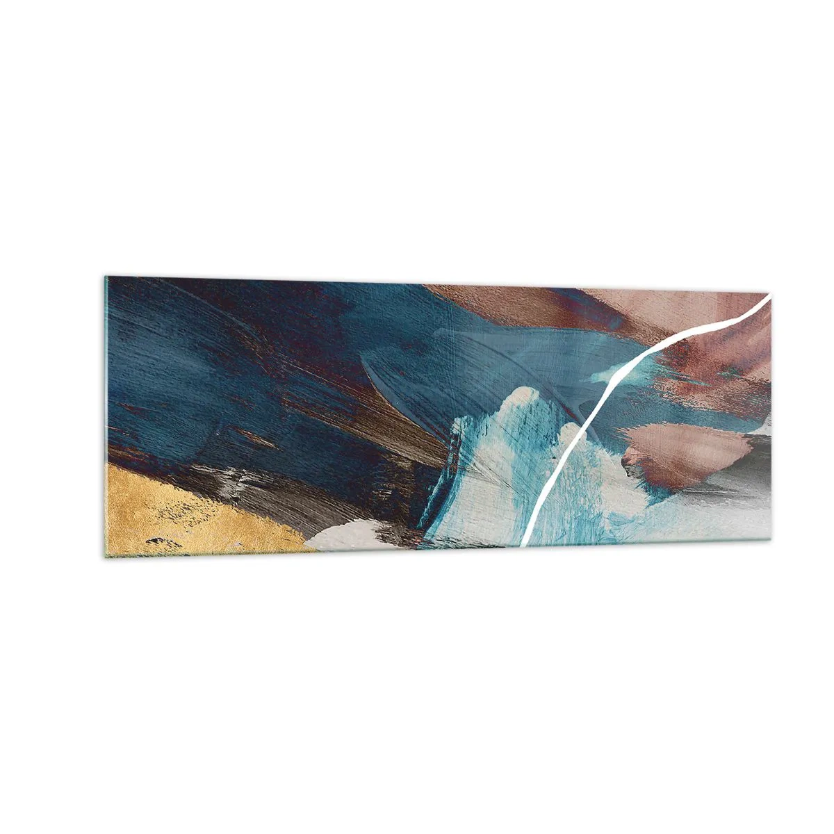 Obraz na skle - Na plno a s energií - 140x50 cm