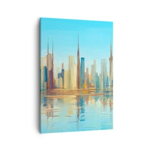Obraz na plátně - Prosluněná metropole - 50x70 cm