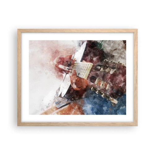 Plakát v rámu světlý dub - Co si o tom myslíš? - 50x40 cm