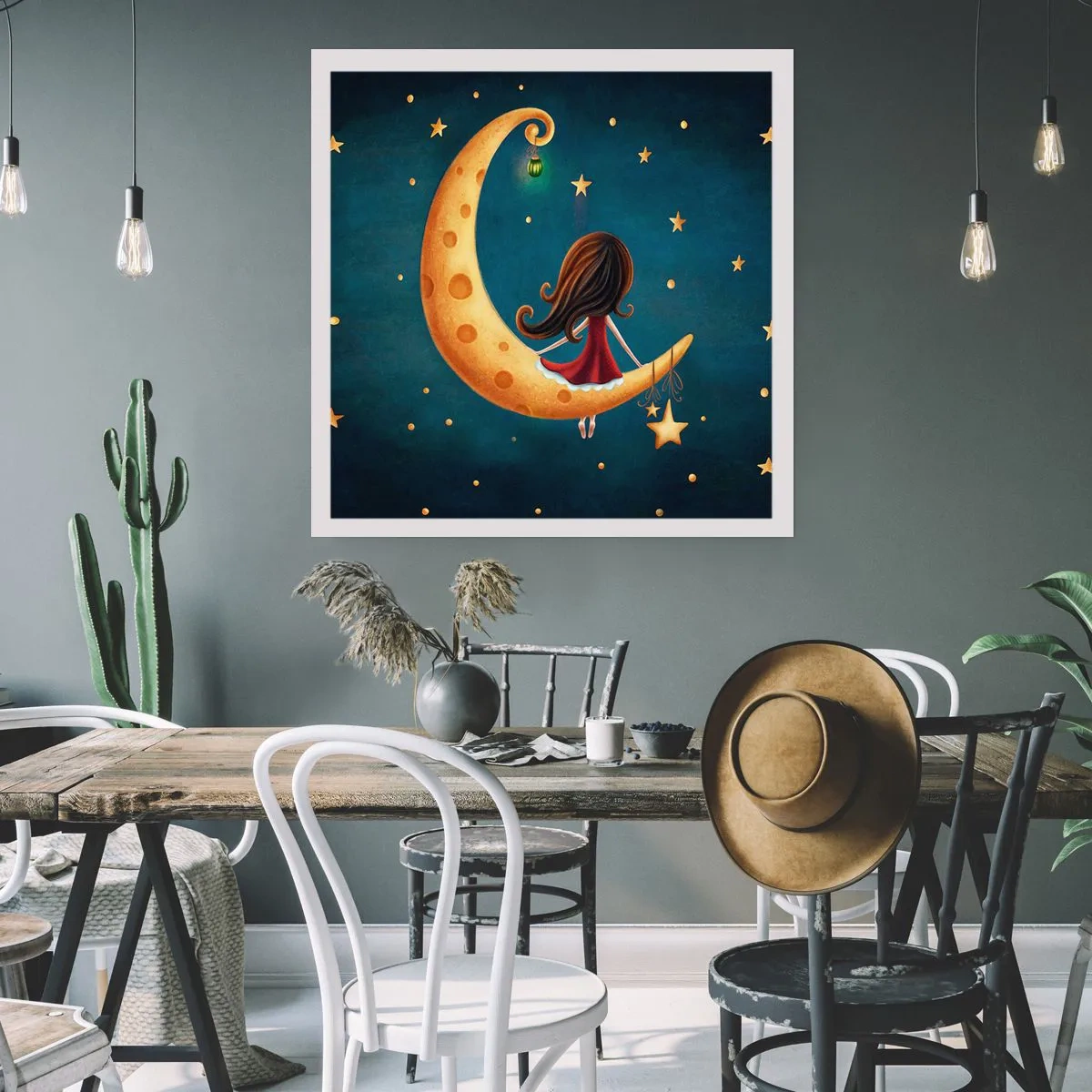 Plakát - Kdysi dávno… - 60x60 cm