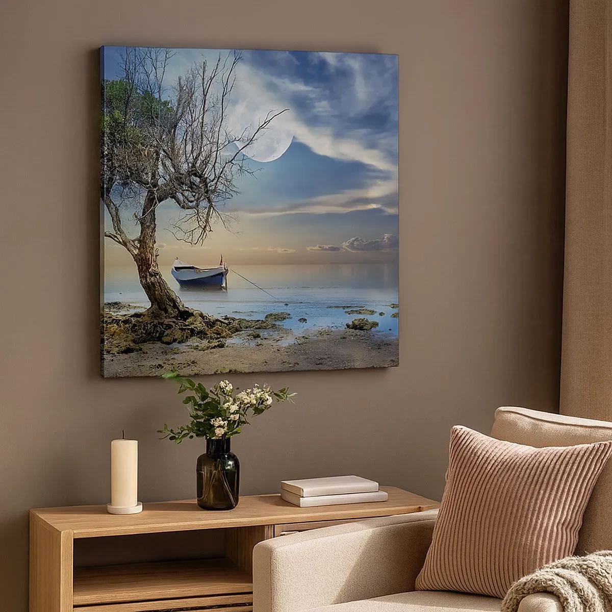 Obraz na plátně - Je to konec nebo začátek? - 30x30 cm