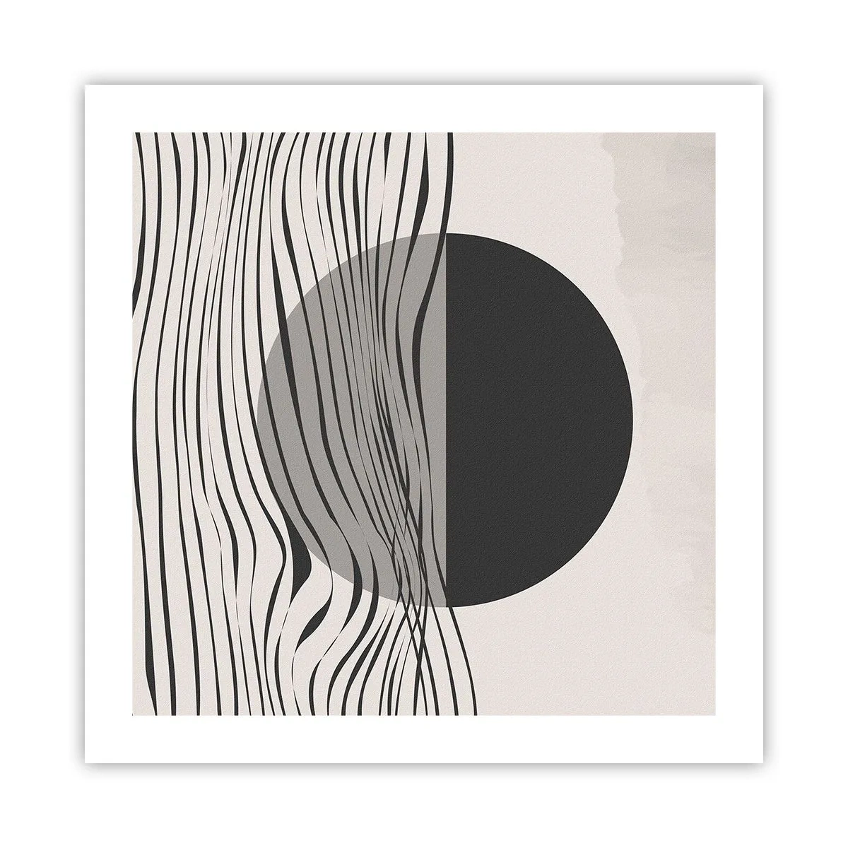 Plakát - Poloviční kompozice - 50x50 cm