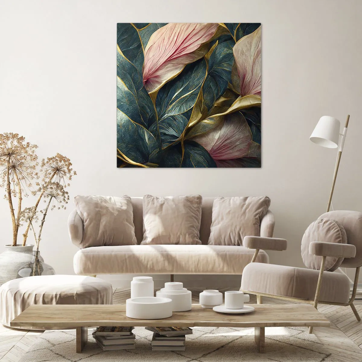 Obraz na plátně - Přirozená elegance a styl - 30x30 cm