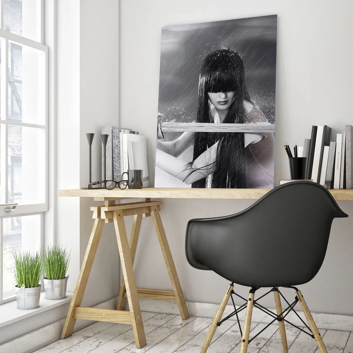Obraz na skle - Krásná a nebezpečná - 50x70 cm
