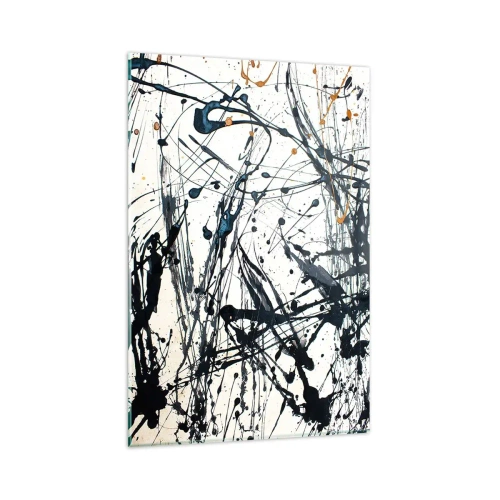 Obraz na skle - Expresionistická abstrakce - 80x120 cm