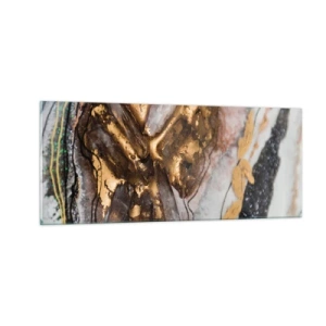 Obraz na skle - Prvek země - 100x40 cm