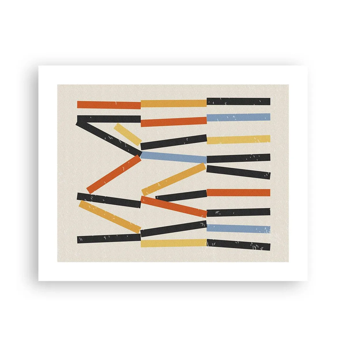 Plakát - Kompozice na úrovni - 50x40 cm