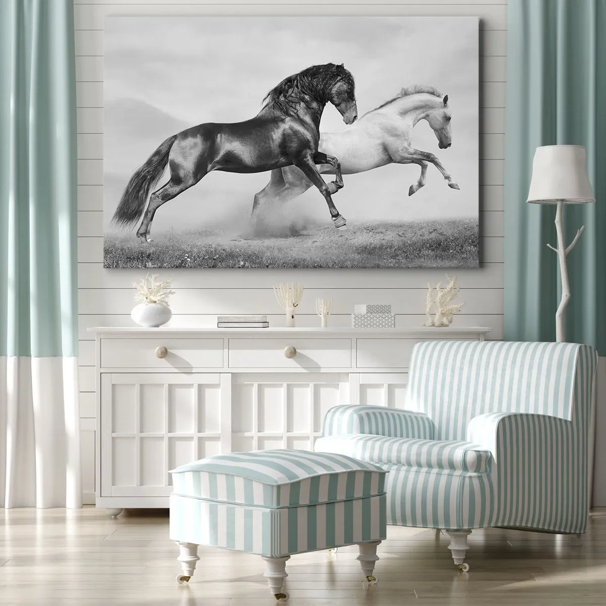 Obraz na plátně - Andělé a démoni - 120x80 cm