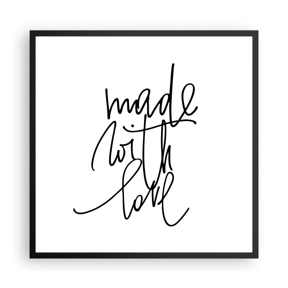 Plakát v černém rámu - Nejlepší značka - 60x60 cm