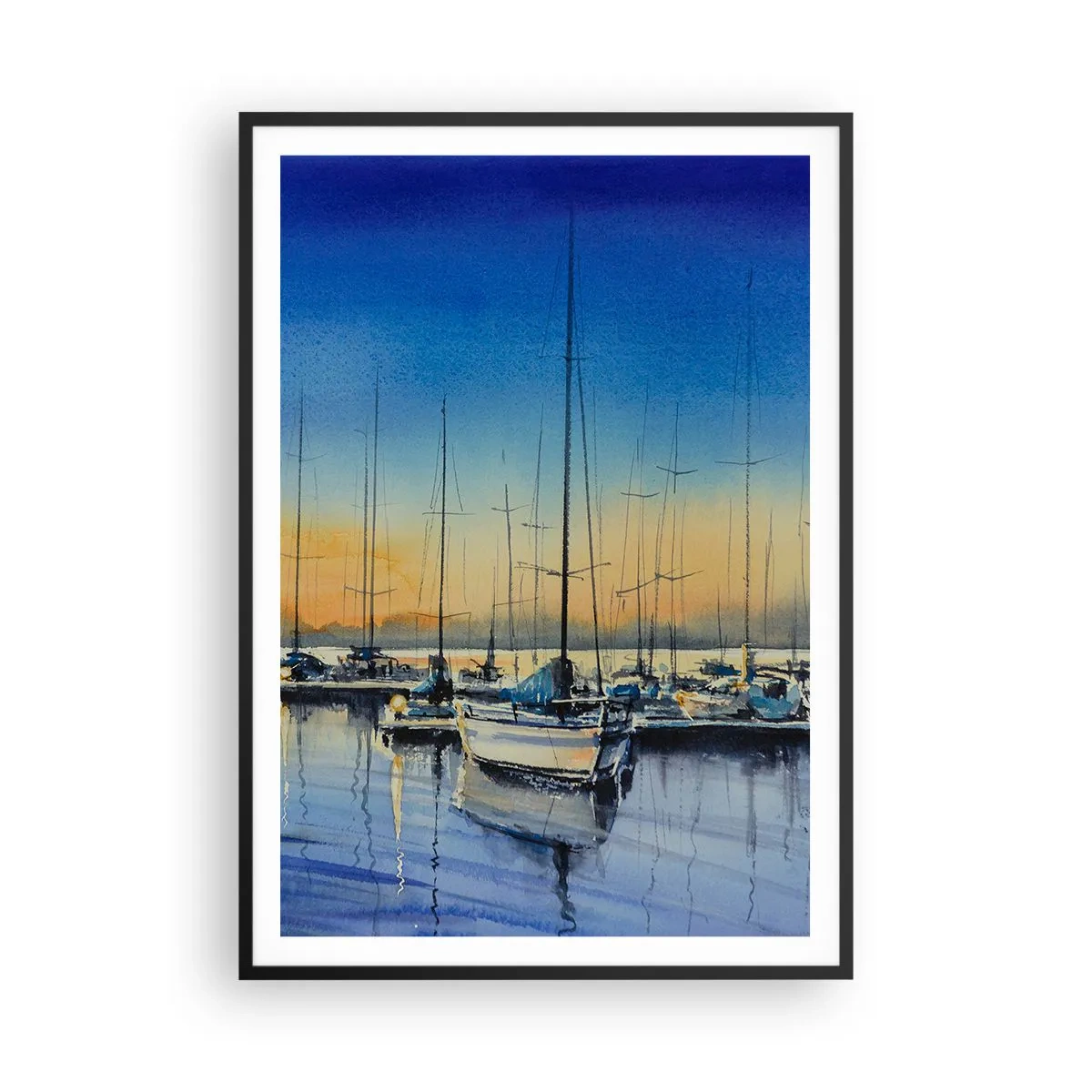 Plakát v černém rámu - Konec dobrého dne - 70x100 cm