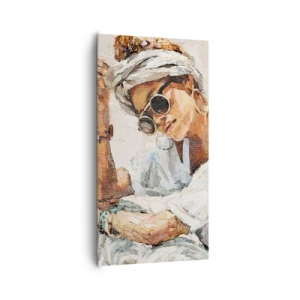 Obraz na plátně - Portrét v plném slunci - 65x120 cm