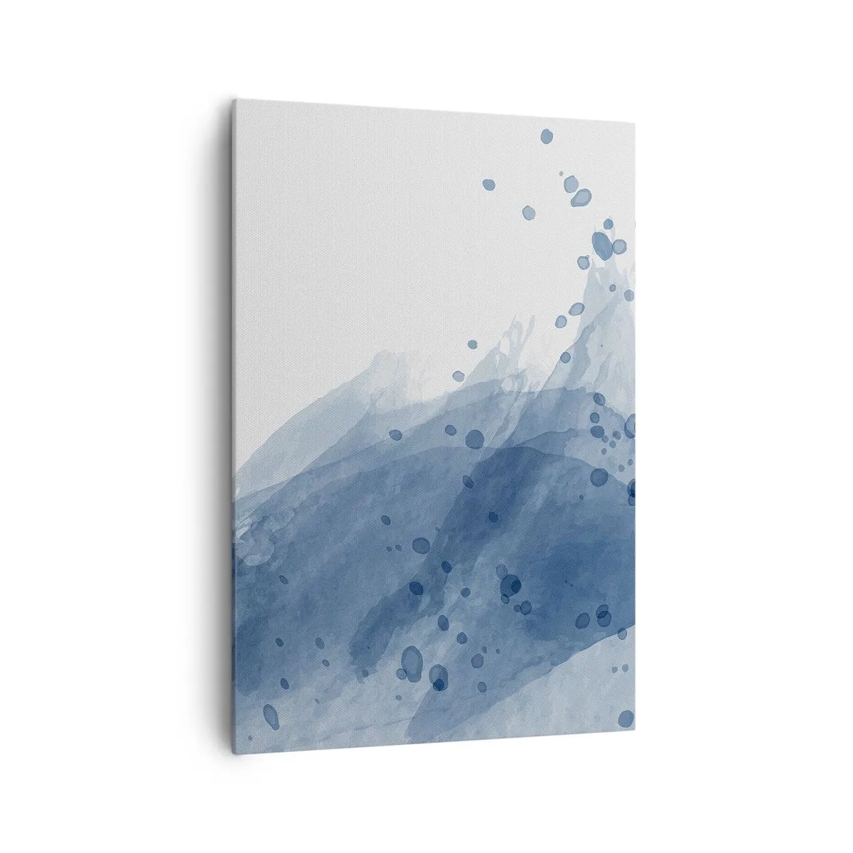 Obraz na plátně - Modrý tyl - 70x100 cm